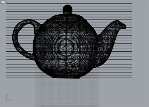 3D CAD model of teapot