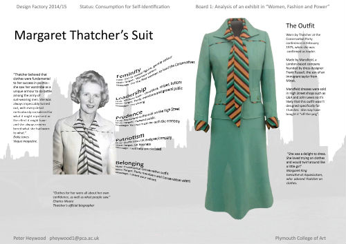 Analysis of Thatcher's dress