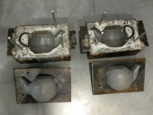 Moulds for hydraulic press