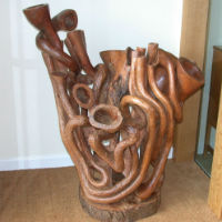 Wooden sculpture