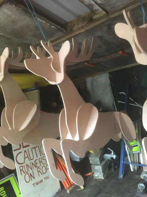 Plywood Reindeer